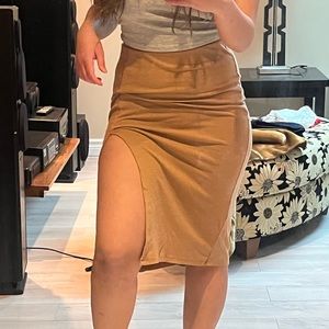 Garage Slit Midi Skirt - Size S